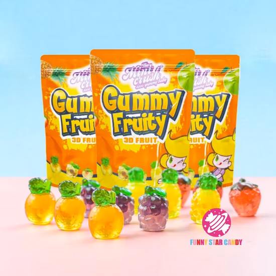 Xylitol-Gelatine-Multivitamine, Gummibonbons, weiche Bonbons in Fruchtform